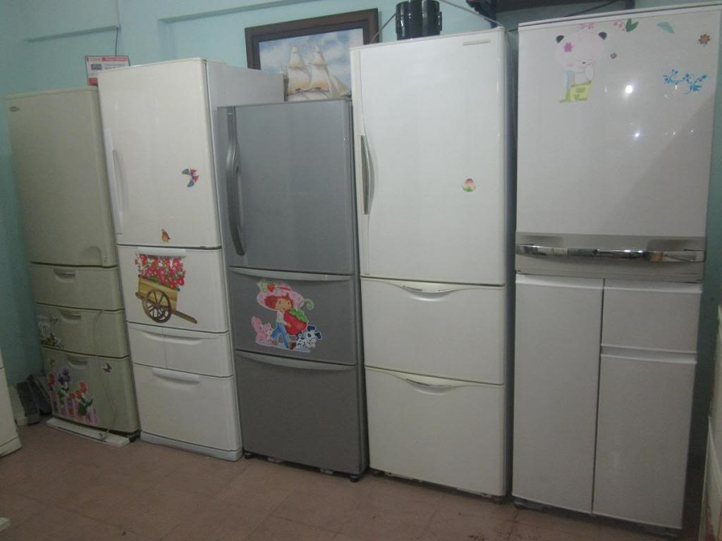 Các loại tủ lạnh cũ luôn có sẵn tại kho